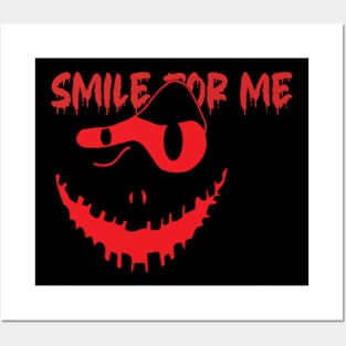 Horror smile Posters and Art